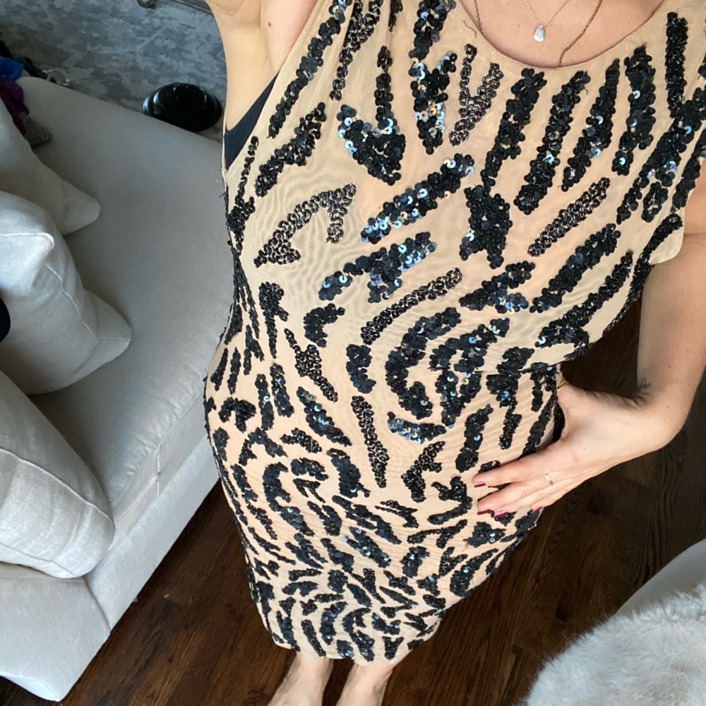 embellished sequin alice and olivia dress